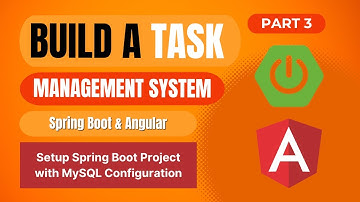 Task Management System with Spring Boot, Angular | Setup Spring Boot Project with MySQL Config | #3