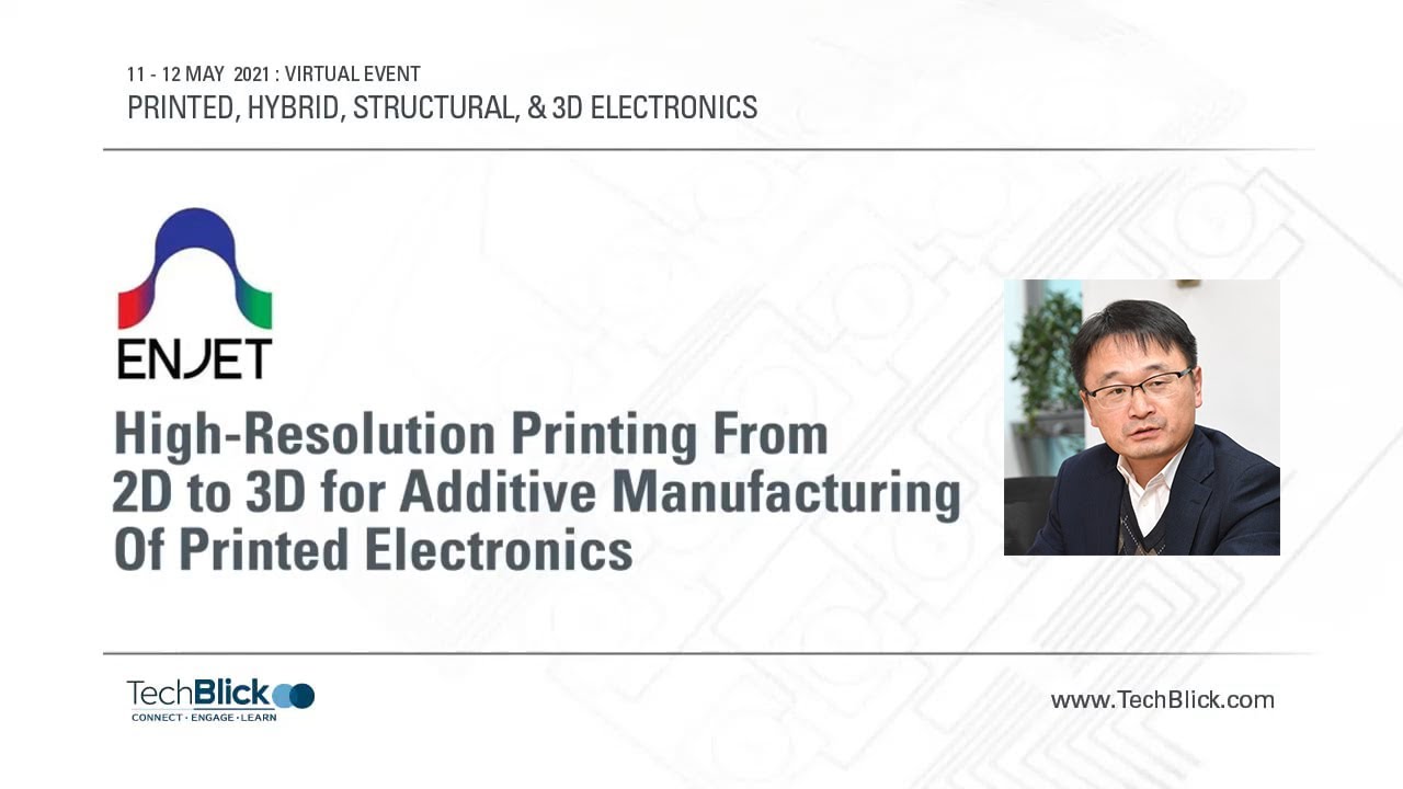 Enjet | High-Resolution Printing From 2D To 3D For Manufacturing Of Printed Electronics