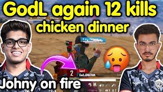 Godlike again 12 kills chicken dinner 🥵 Jonathan Admino Simp Jelly on fire 🇮🇳 screenshot 4