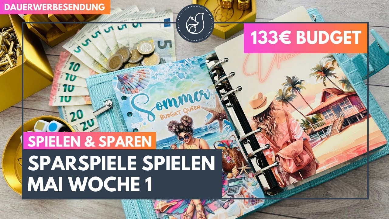 133€ Budget💰Sparen für Urlaub, Träume, Thankyou & Notgroschen 🌷MAI Woche 1 #budgetieren #budgeting