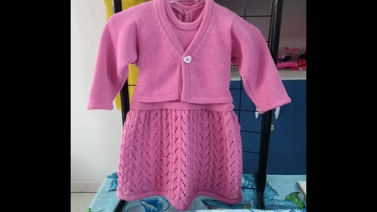 Trico a Máquina-Vestidinho de bebê #3 (4/4)