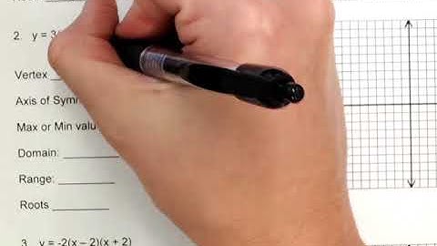 6-5 Analyzing Graphs of Quadratic Functions