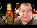 Joey "CoCo" Diaz Breaks Out the Blue Cheese While Eating Spicy Wings | Hot Ones