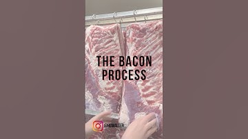 HG Walter demonstrates their butchery process for bacon 🥓
