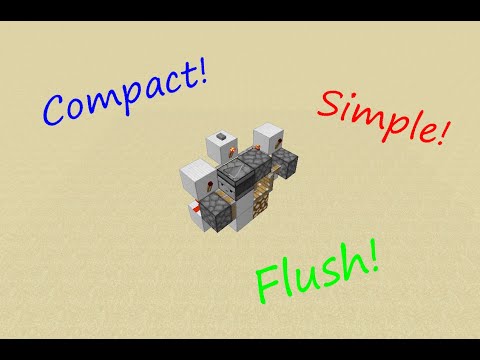 Roof Piston Block Swapper | SUPER SIMPLE! & COMPACT | Minecraft tutorial