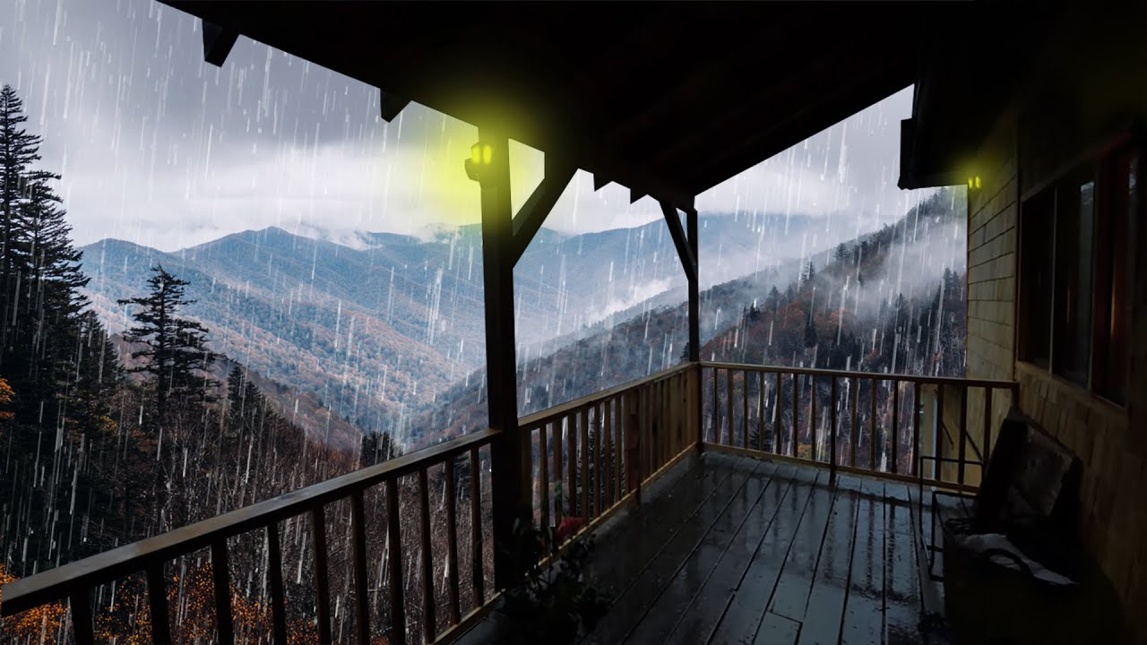 Lluvia Relajante Para Dormir - Sonido de Lluvia y Truenos en el Techo ...