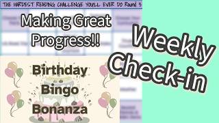 Bingo Boards Weekly Check-in 12 | HRCYED and Birthday Bingo Bonanza!!