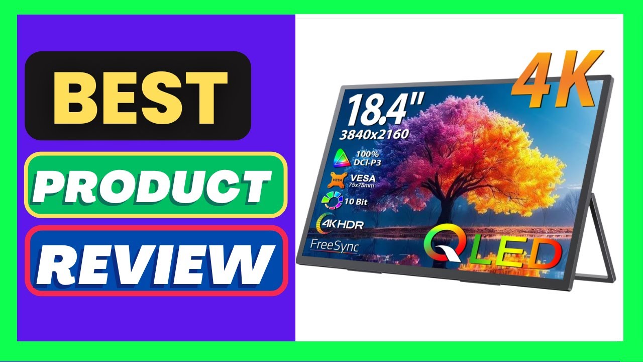 UPERFECT 18.4 inch 4K QLED Portable Monitor