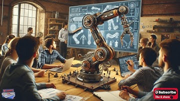 Inverse Kinematics Simulation Using #matlab  & #solidworks