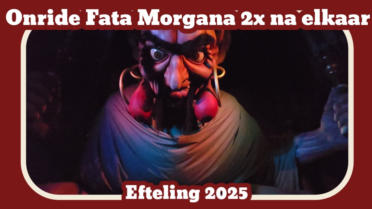 Fata Morgana onride 2x achter elkaar [Efteling 2025]