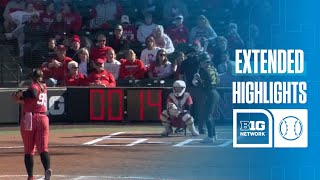 Iowa at Nebraska | EXTENDED HIGHLIGHTS | Big Ten Softball | 04/24/2026