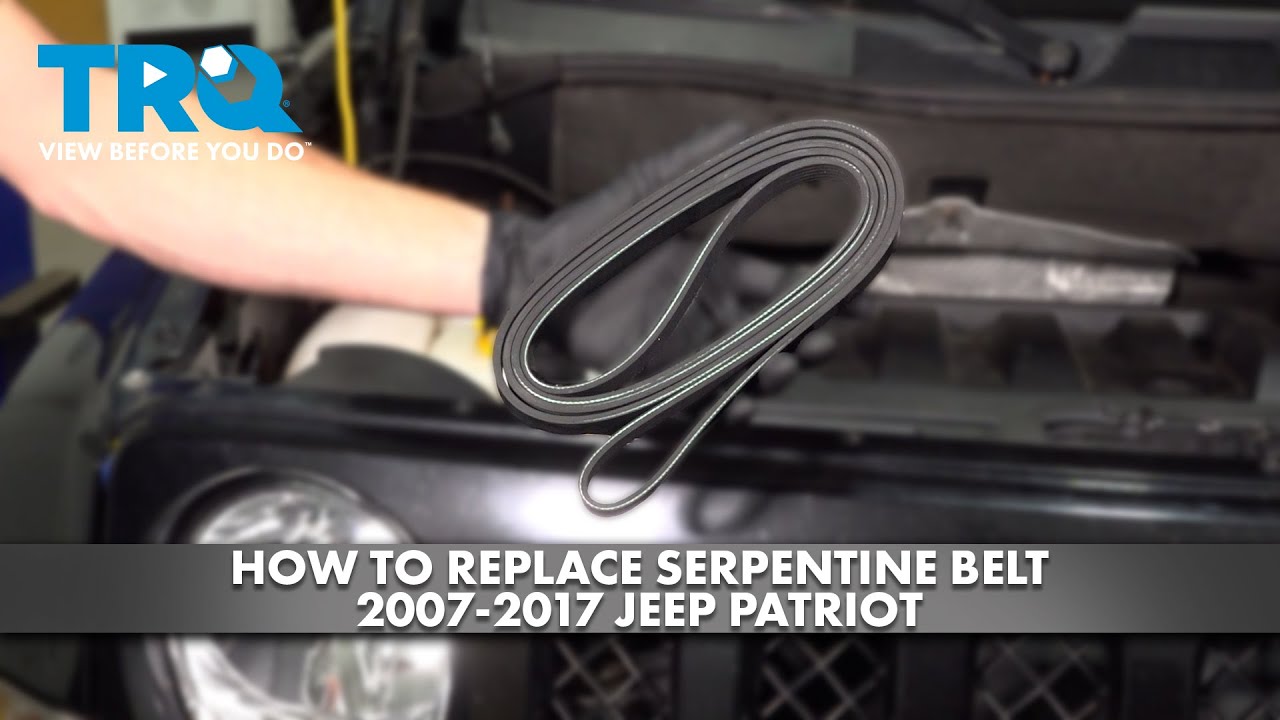 2017 Jeep Patriot Serpentine Belt Diagram: Your Essential Guide