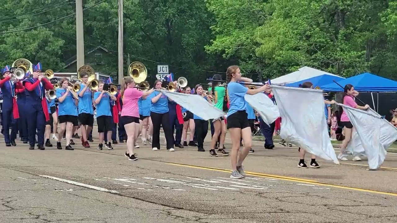 Paris Fish Fry Parade Henry County High Marching Band 2025