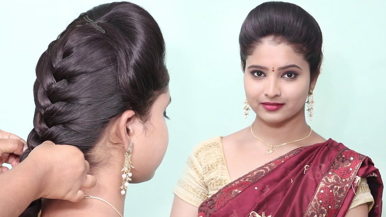 Kids Makeup & Hairstyle in Nauvari Saree | Triple P Corner | Hindi #makeup # nauvarisaree #kidsmakeup - YouTube