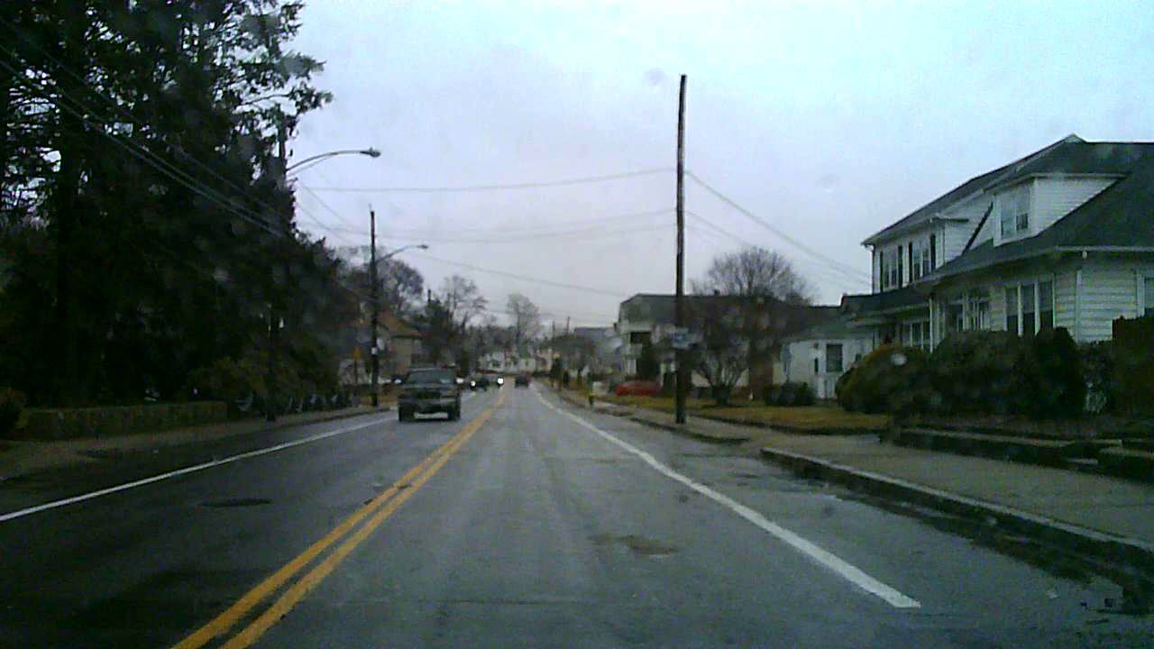 Driving through Cranston and Johnston, Rhode Island Fletcher Avenue