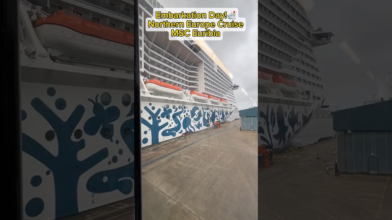 “What’s It Really Like? MSC Euribia Embarkation Day Experience! 🚢👀” 
