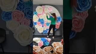 All handmade flower wall 🇬🇧 #wedding #uk #events #flowerwall #backdrop #photoshoot
