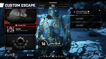 GEARS 5 COG GEAR CORPSE INTRO IN ESCAPE!