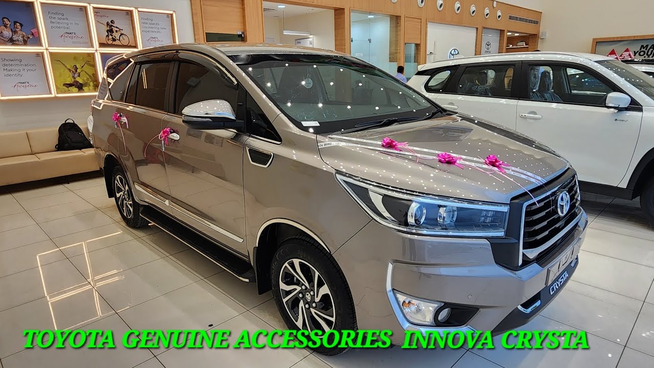 INNOVA CRYSTA / TOYOTA GENUINE ACCESSORIES/ 2025 ‪@ITX_AZIZ_121