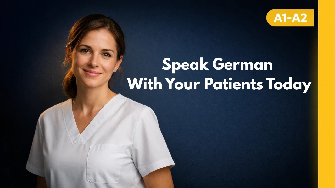 Speak German at Work: 20 Minutes That Will Transform Your German at the Hospital