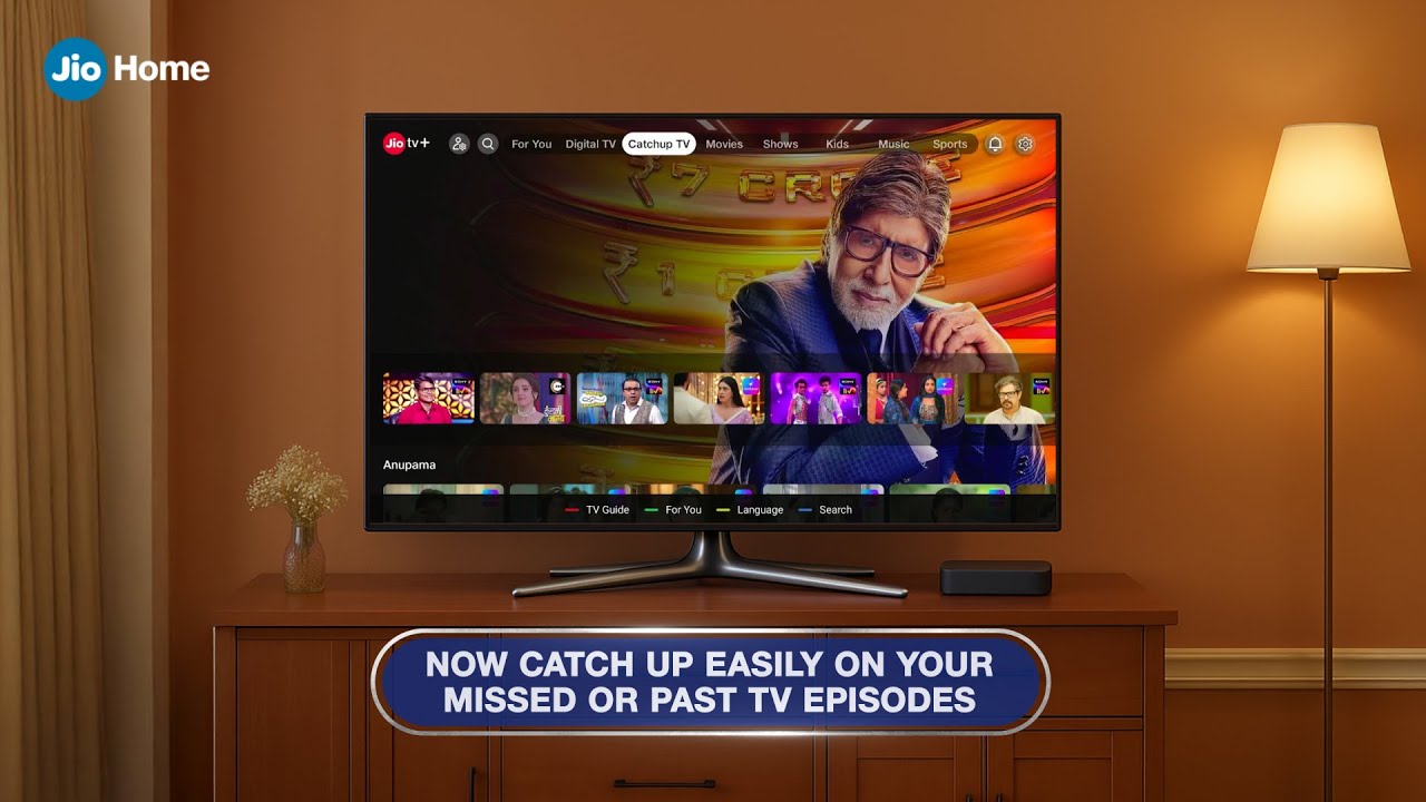 Now catch up easily on your missed or past TV episodes with JioHome