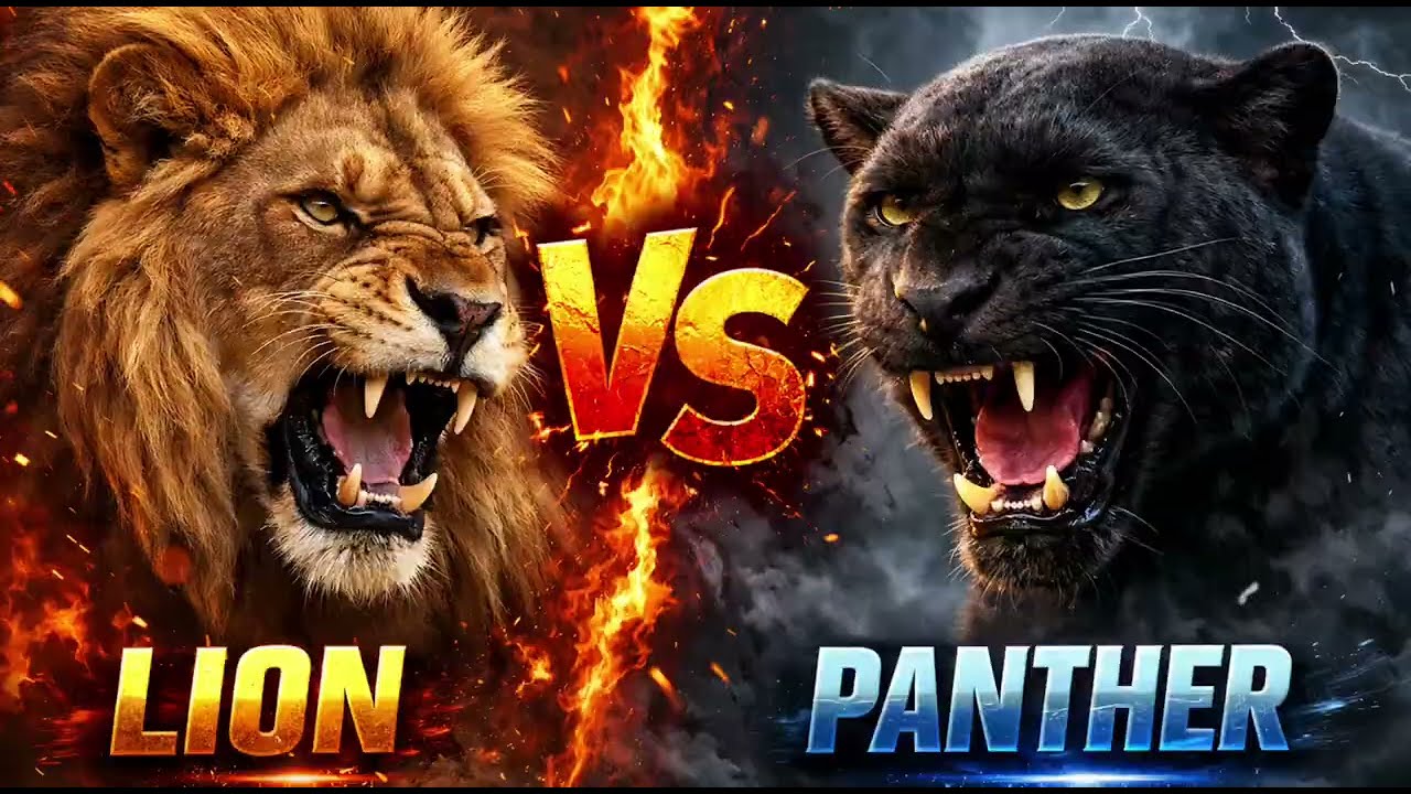 Lion vs. Black Panther — Who Really Wins?