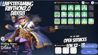 [LIVE] [#RIIYTHON2.0 DAY 88] RAGNAROK ORIGIN CLASSIC ~ OPEN SERVICES TON S2 - 13