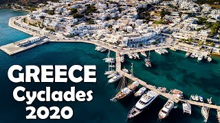 MILOS Greece 4K - Cyclades Tour with Sifnos, Serifos, Syros and Andros