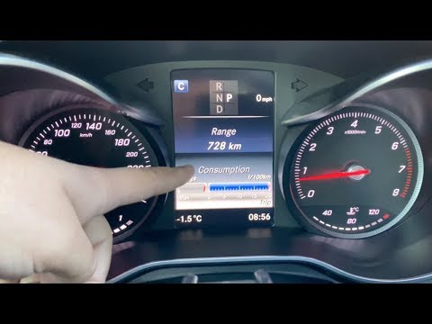 Обзор комбинации приборов Mercedes Benz C Class