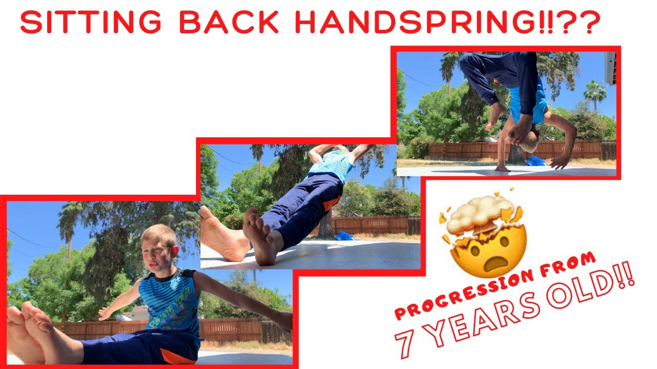 Sitting Back Handspring My Progression & Demonstration YouTube