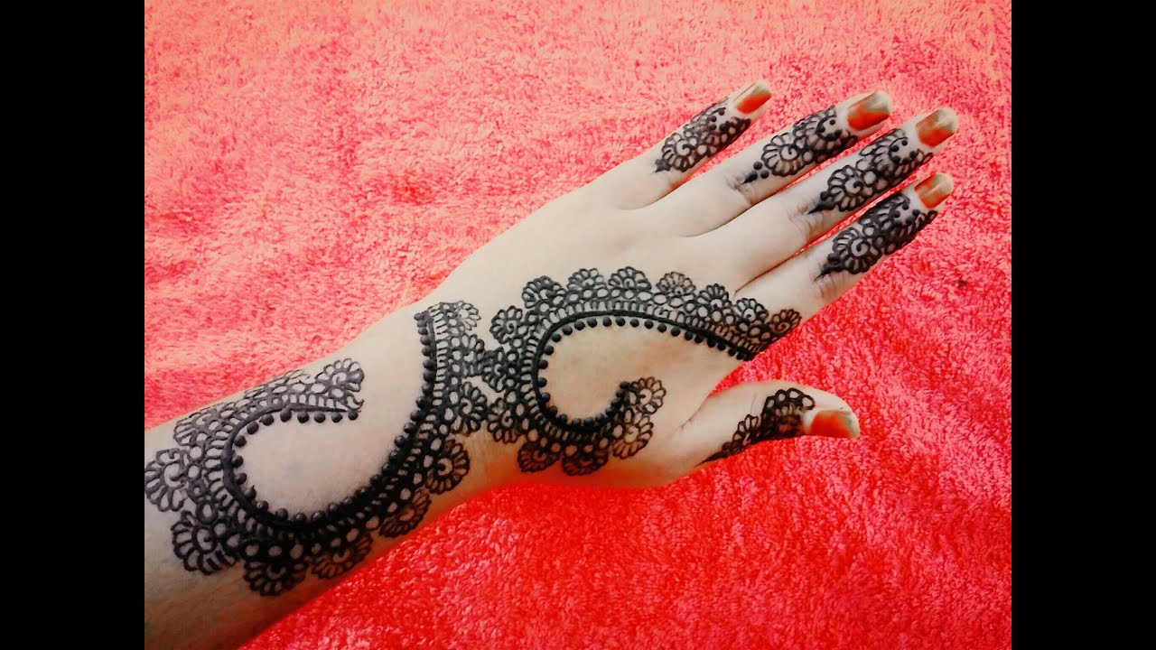 Gulf Eid Mehndi Design | Gulf Henna Easy and Simple Gulf Mehndi - Naush ...