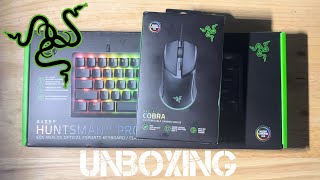 Razer Huntsman V3 Pro Mini & Razer Cobra Unboxing