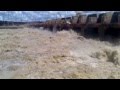 Vídeo mostra a força das águas no vertedouro da usina hidrelétrica Santo Antônio