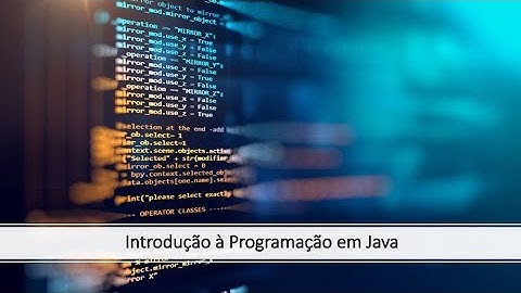 Introdução à Linguagem Java