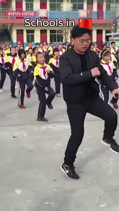 School in USA vs School in China 😂😎 #funny #fyp #shorts #viralvideo #china #usa #chinavsusa #memes