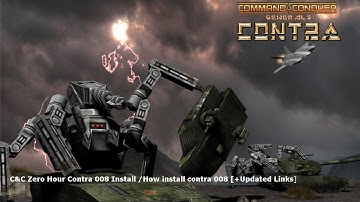 C&C Zero Hour Contra 008 Install /How install contra 008