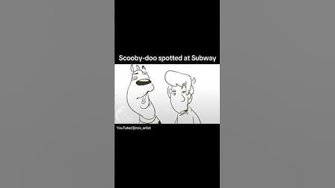 Scooby-Doo found at your local Subway