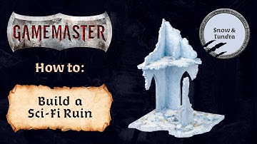 How To: Build A Sci-Fi Ruin (Using Terrain Primer Snow & Tundra)