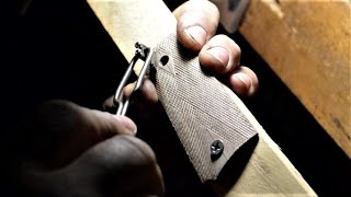 Colt 1911 Grip Checkering: Anvil 031