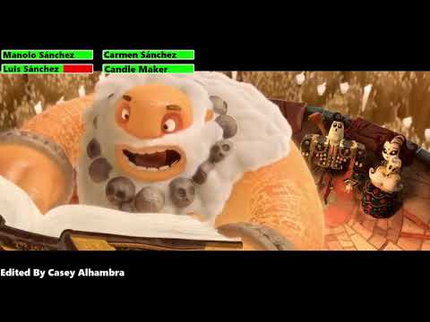 The Book of Life (2014) Final Battle with healthbars 1/2