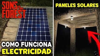✅ HOW TO HAVE ELECTRICITY in SONS OF THE FOREST Spanish Guide NEW SOLAR PANELS UPDATE screenshot 1