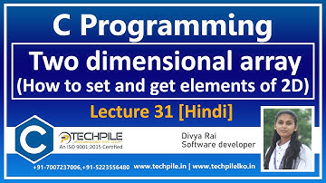 Two Dimensional Array | 2D array in Hindi | Multi Dimensional Array in Hindi How | 2D array works