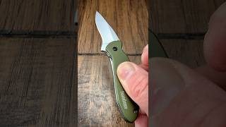 Kershaw Scallion Ken Onion Design In Olive = Beauty and Balance
