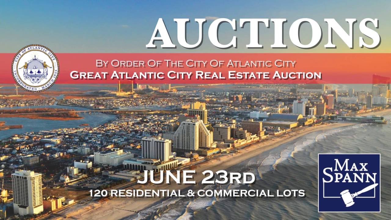 Great Atlantic City Sealed Bid Real Estate Auction YouTube