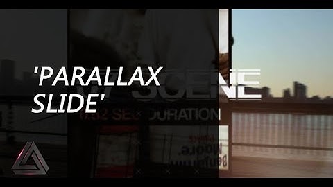 Parallax Slide | After Effects Template | Video Displays