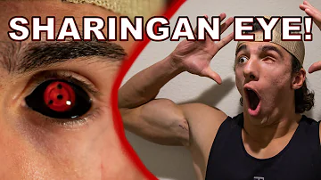 How do you get the sharingan eye in real life?