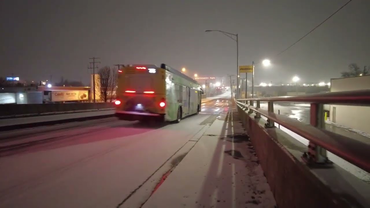 3am Snow Walk. Baltimore City ASMR Full Walk. Westport To Federal Hill.