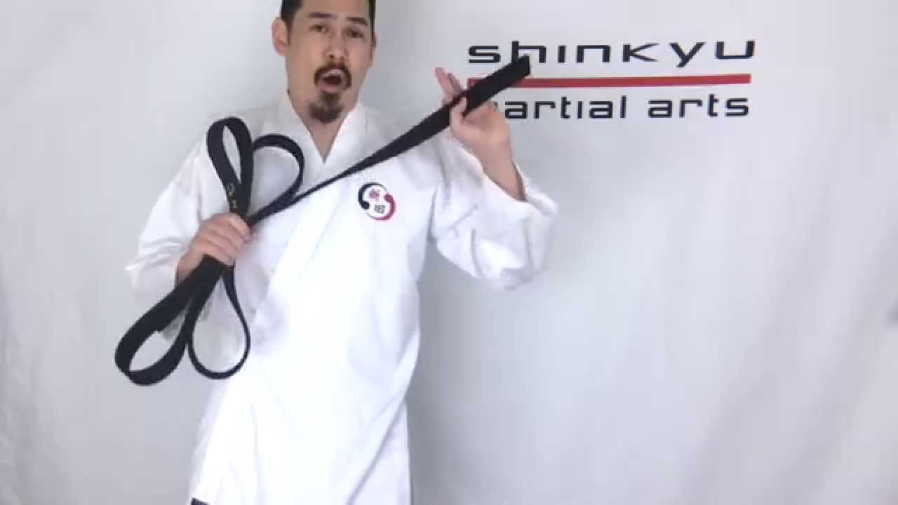 Shinkyu Karate How to Wear Your Gi and Tie Your Belt YouTube