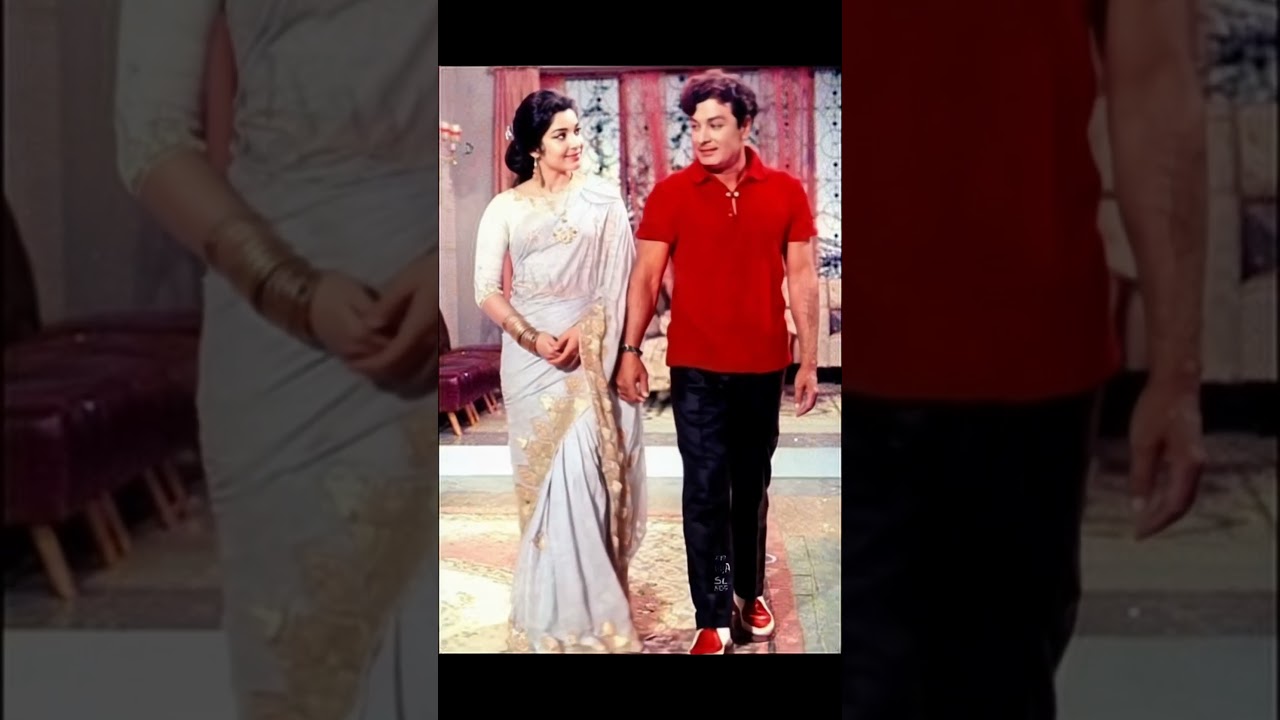 Young MGR and Jayalalitha 