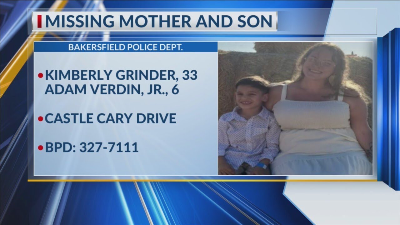 Bakersfield police searching for missing mother and son - YouTube